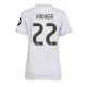 Real Madrid Antonio Rudiger #22 Hemma matchtröja Dam 2025-26 Kortärmad Billigt